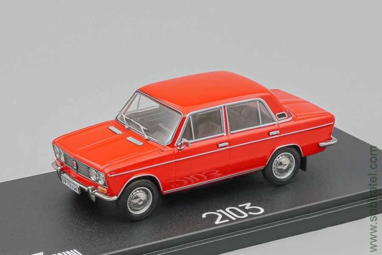 модель 2103 - 1972-1973 красный (EVR-mini 1:43)
