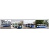 DKP0149 Набор декалей Полосы для троллейбусов синие (100x290 мм)