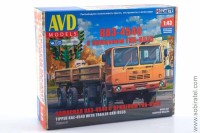 Сборная модель КАЗ-4540 с прицепом ГКБ-8535 (AVD 1:43)