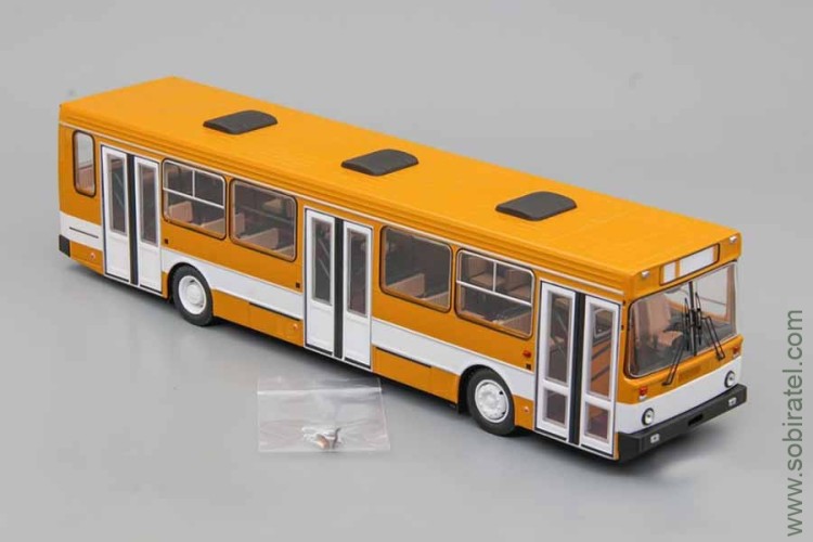 автобус 5256.00 желтый с белой полосой, турмалин (DEMPRICE 1:43)