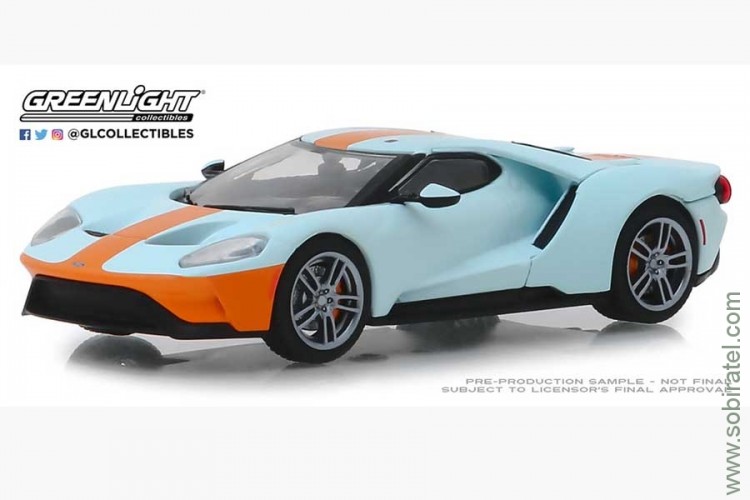Ford GT Heritage Edition 2019 Gulf Oil Color (GreenLight 1:43)