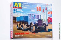 Сборная модель Сталинский 10 с полуприцепом (AVD 1:43)