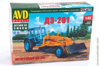 Сборная модель Грейдер ДЗ-201 (AVD 1:43)