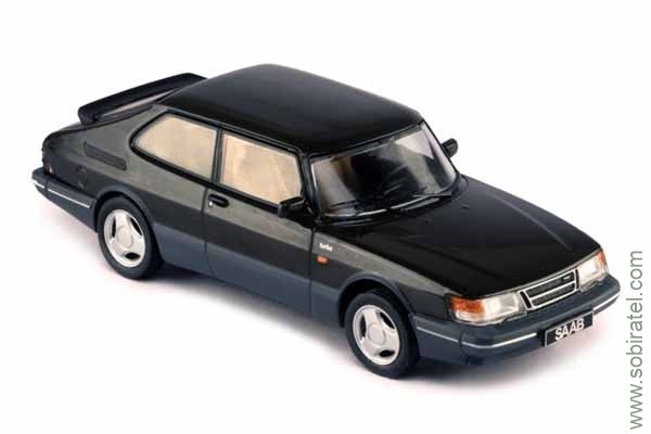 Saab 900 Turbo 1988 чёрный (iXO 1/43)