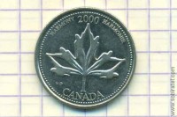 25 центов 2000 Канада. Серия Миллениум - Гармония