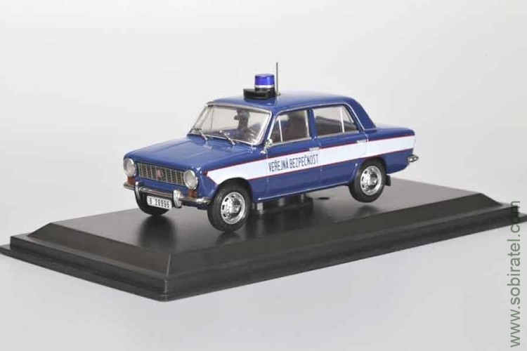 Волжский автомобиль 1300 Verejna Bezpecnost, синий (EVR-mini 1:43)