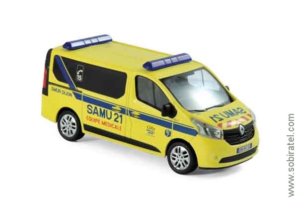 Renault Trafic SAMU 2014 скорая помощь, 1:43 Norev