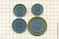Камбоджа. Набор 4 монеты.